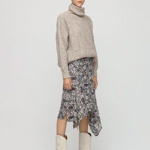 NEW Isabel Marant Printed Midi Skirt Size 36 Women BNWT